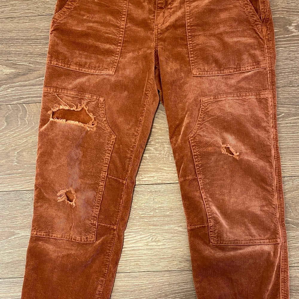 PILCRO Corduroy Straight Leg Ankle Pants 28 - Picture 6 of 15